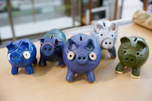 Pottery Pig, Handmade in New ZealandPottery Piggy Bank, Handmade in New Zealand